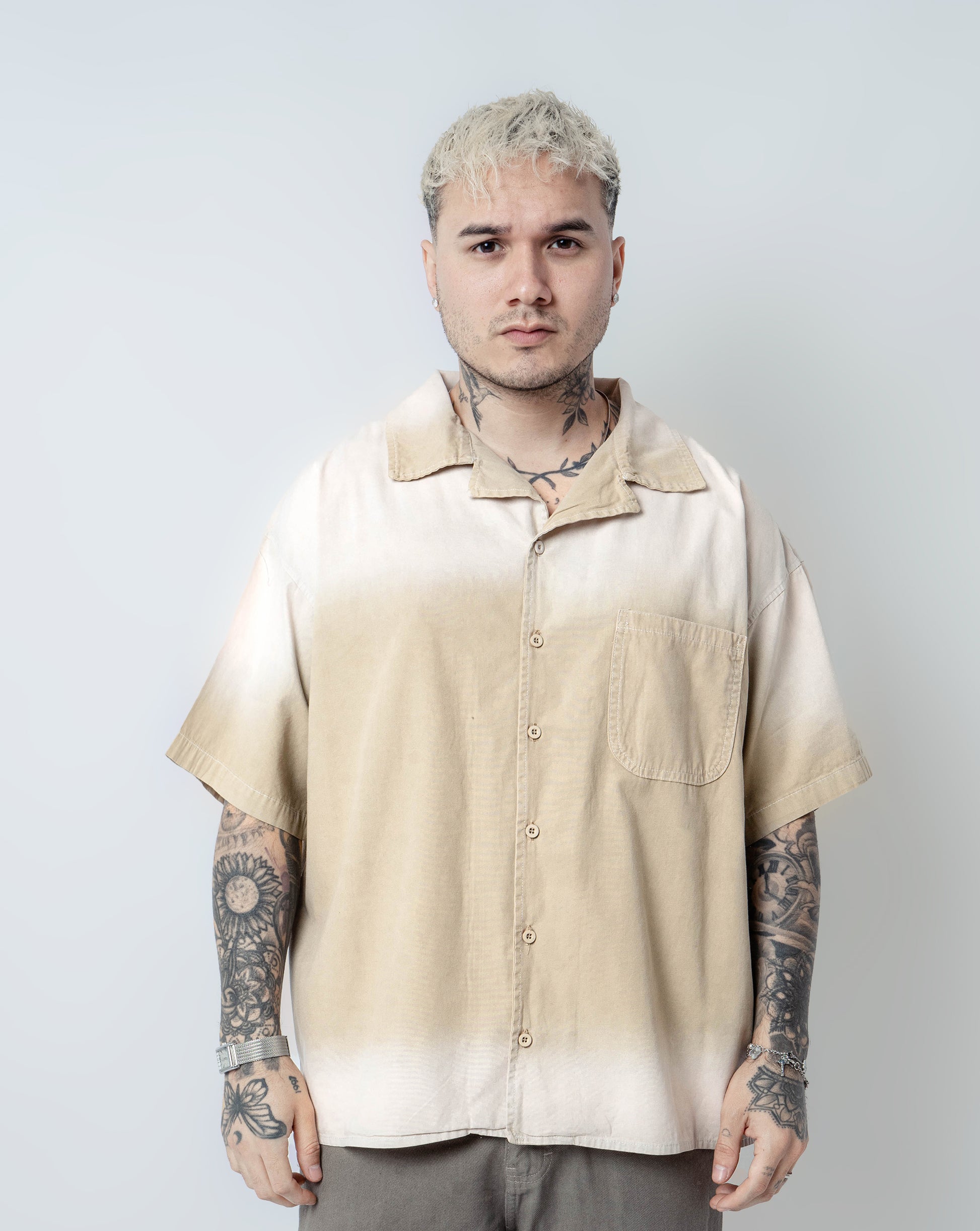 CAMISA ZANE /BOXY  DRILL