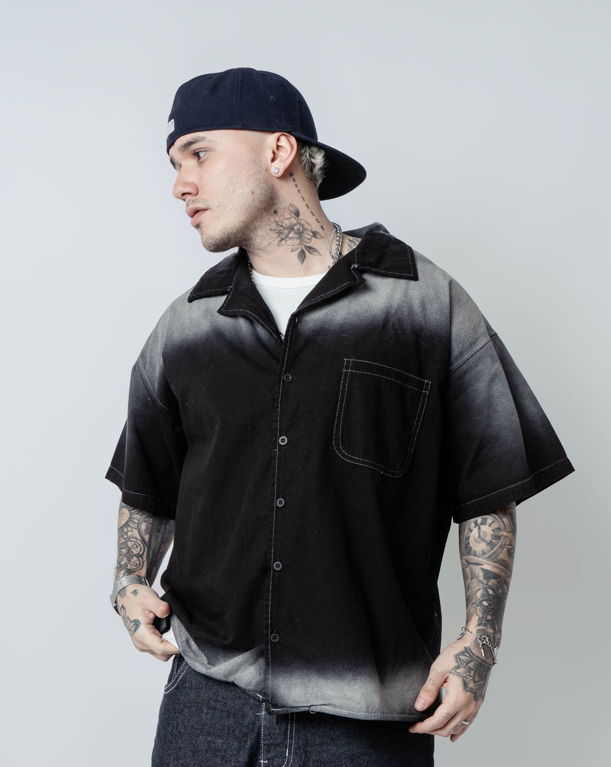 CAMISA ZANE /BOXY  DRILL