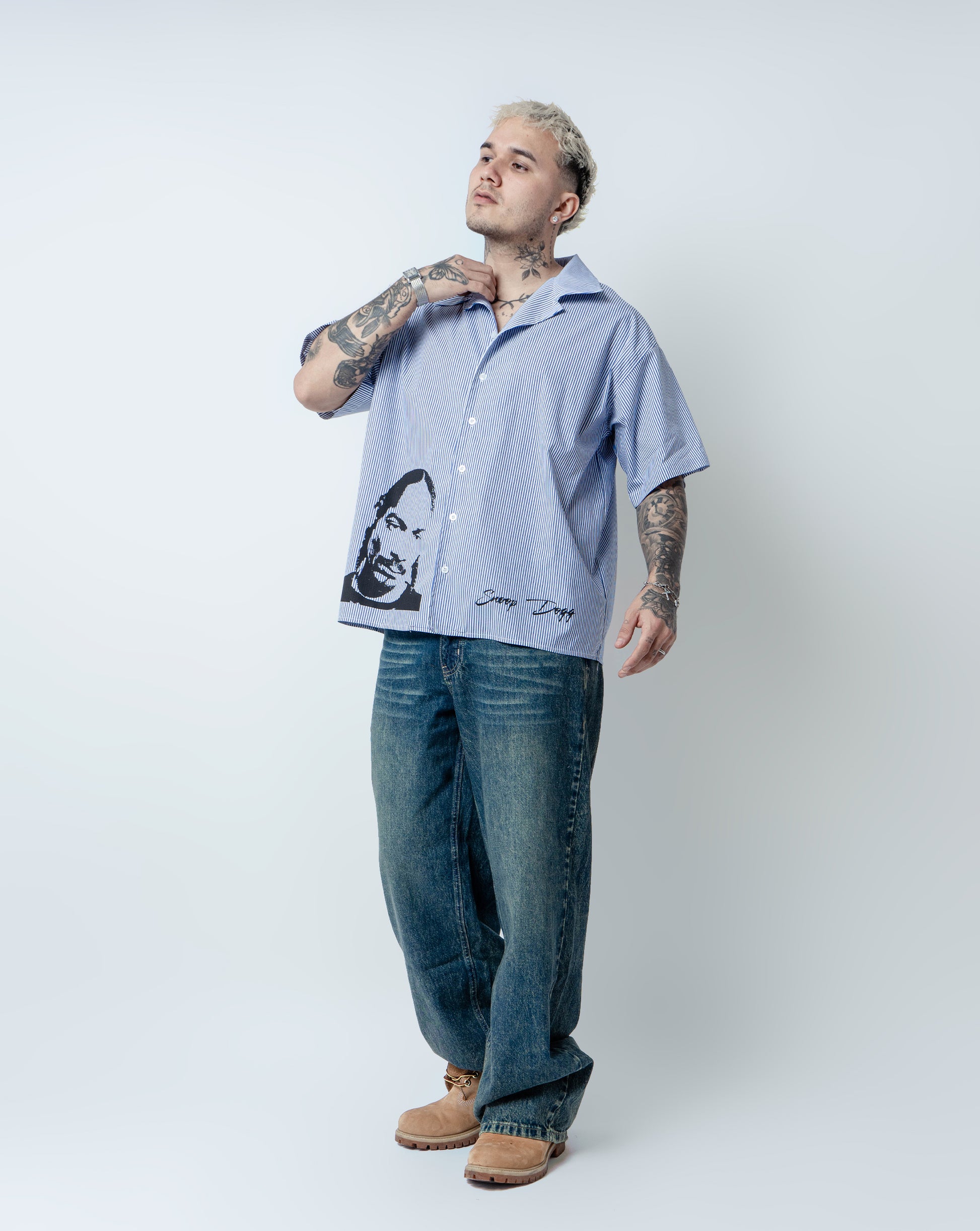 CAMISA RAYAS SNOOP DOUG