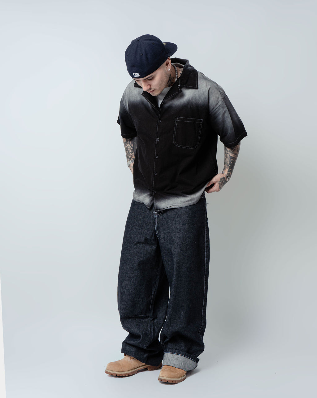 CAMISA ZANE /BOXY  DRILL