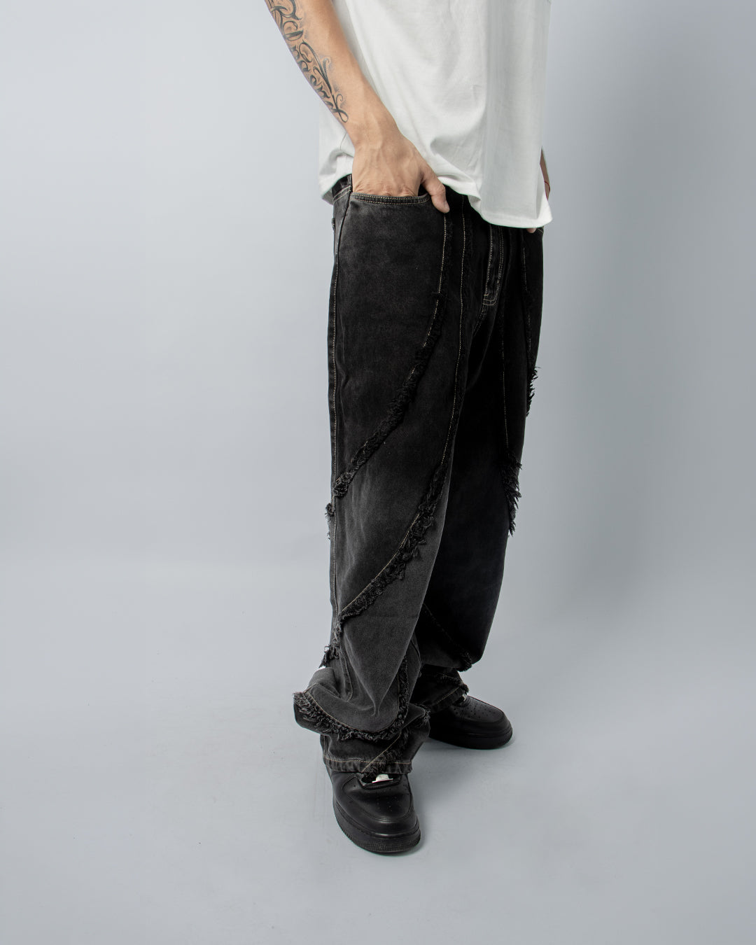 SCAR BAGGY PANTS