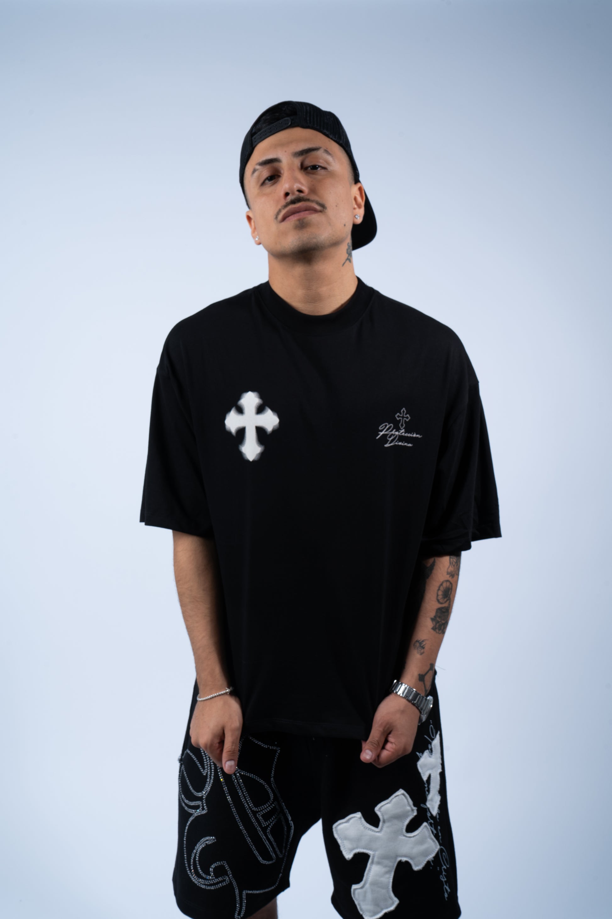 Blessd Hot Turquoise/Black T-Shirt