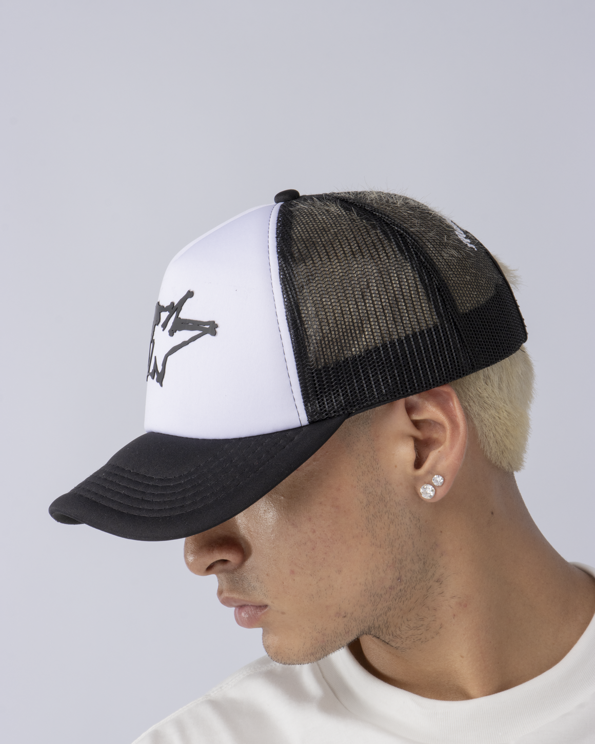 MOOD WHITE BONE TRUCKER CAP